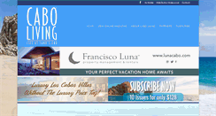 Desktop Screenshot of cabolivingmag.com