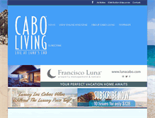 Tablet Screenshot of cabolivingmag.com